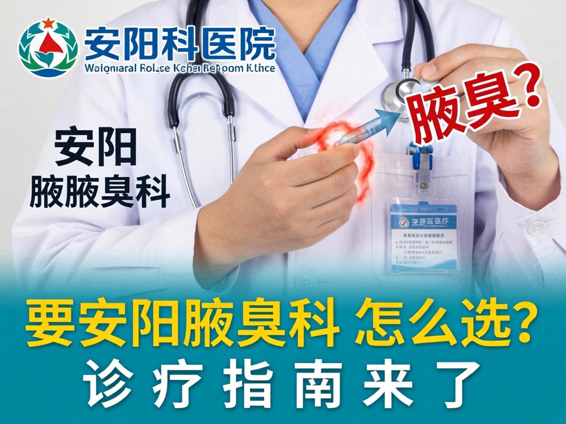 安阳腋臭科医院怎么选？安阳腋臭科诊疗指南来了
