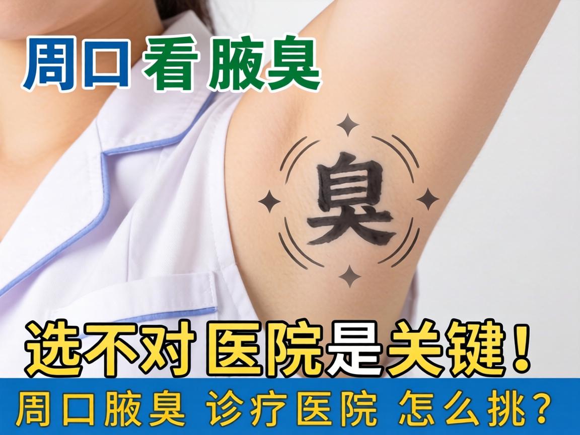 周口看腋臭，选对医院是关键！周口腋臭诊疗医院怎么挑？