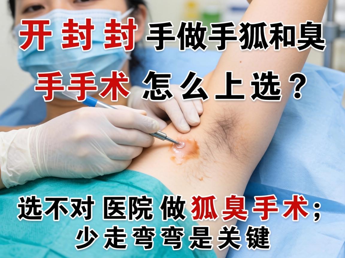 开封做狐臭手术医院怎么选？选对医院做狐臭手术，少走弯路是关键