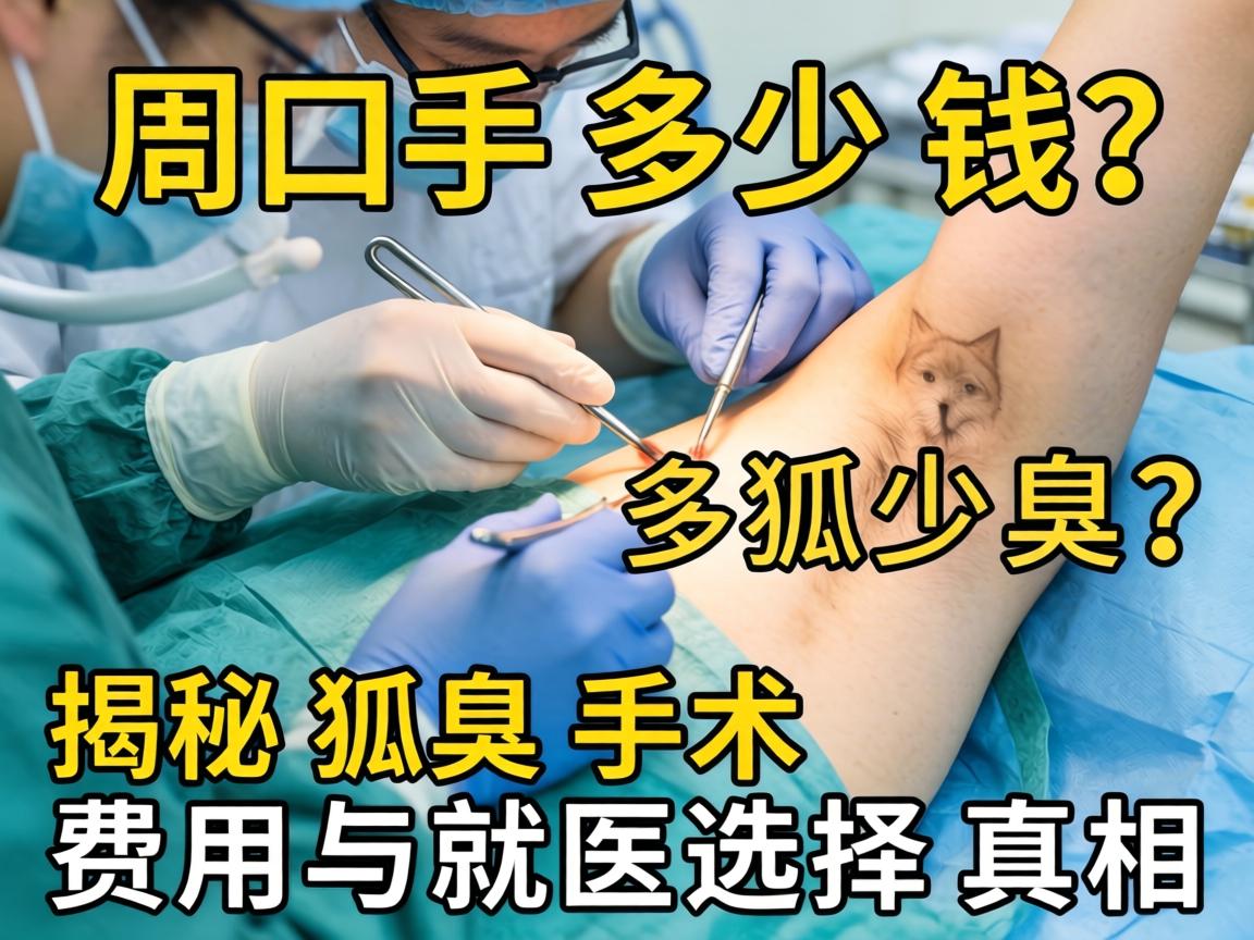 周口狐臭手术多少钱？揭秘狐臭手术费用与就医选择真相