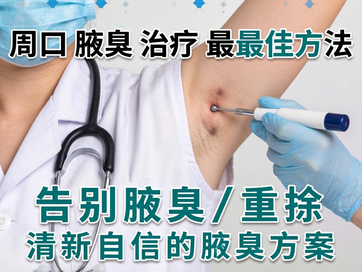 周口腋臭治疗最佳方法，告别腋臭，重拾清新自信的腋臭方案