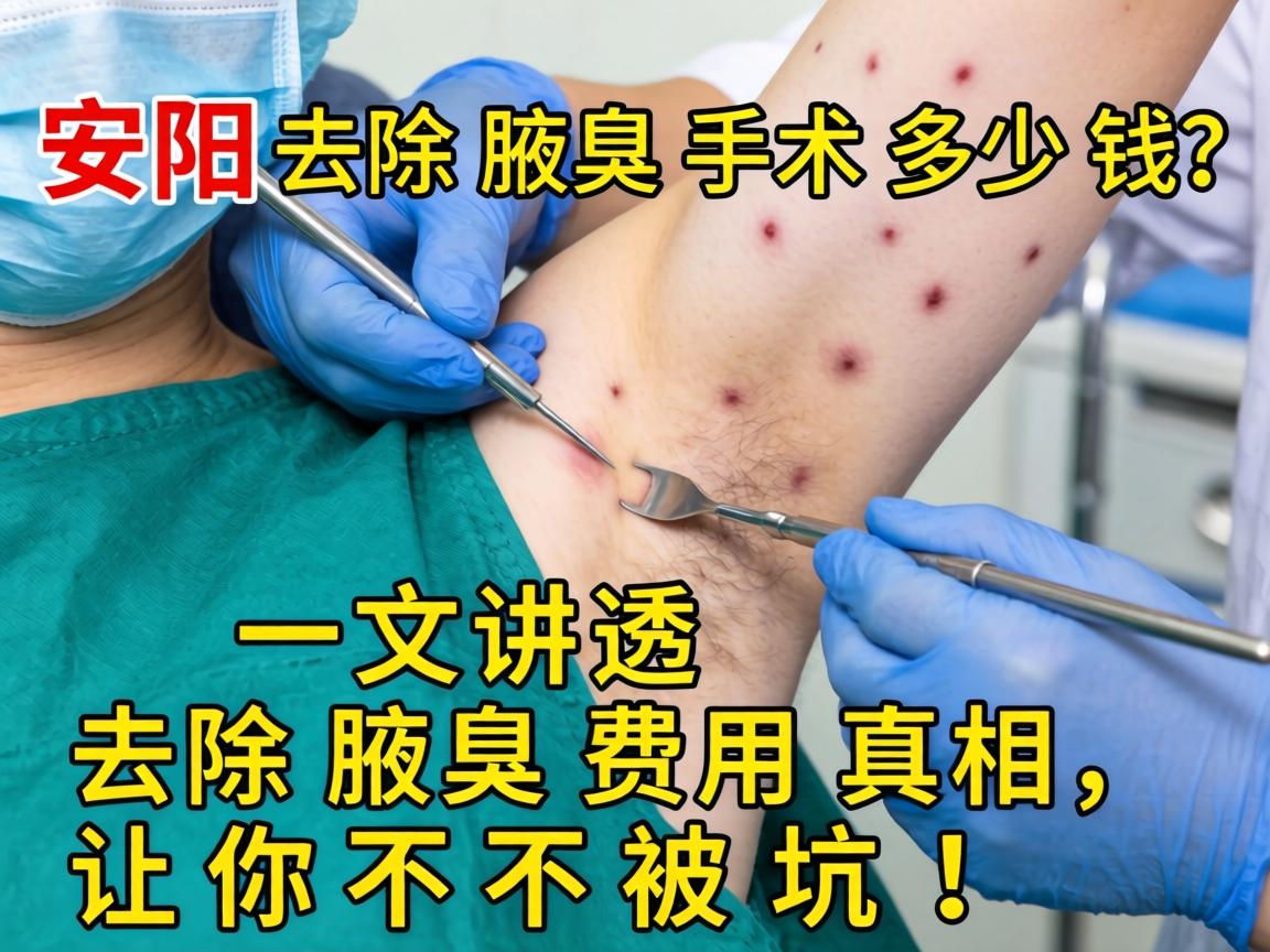 安阳去除腋臭手术多少钱？一文讲透去除腋臭费用真相，让你不被坑！