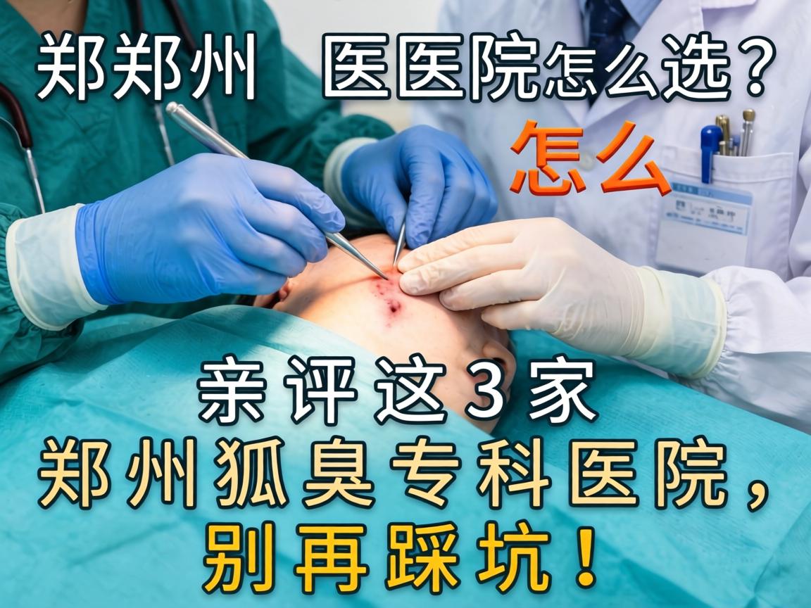 郑州狐臭手术医院怎么选？亲测这3家郑州狐臭专科医院，别再踩坑！