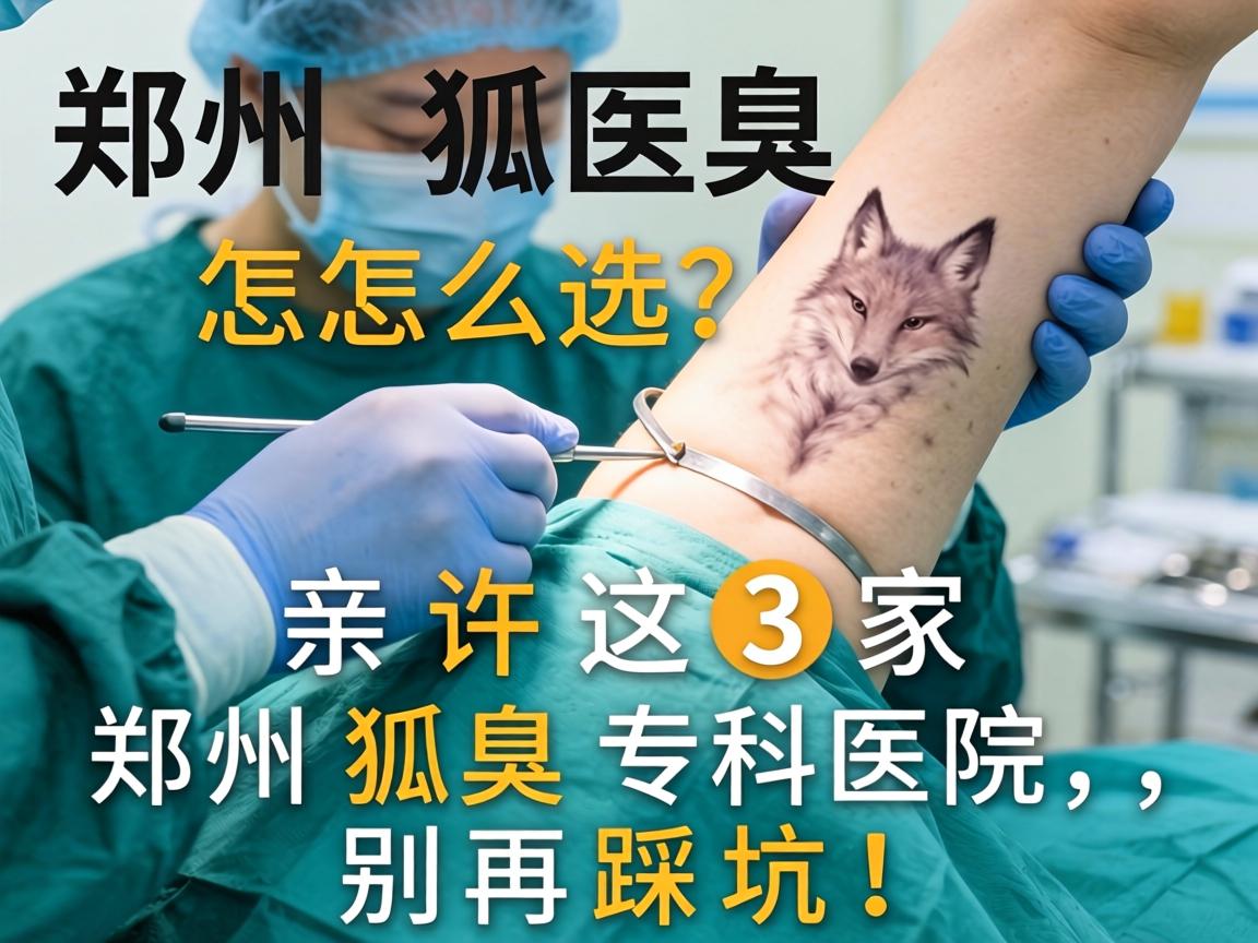 郑州狐臭手术医院怎么选？亲测这3家郑州狐臭专科医院，别再踩坑！