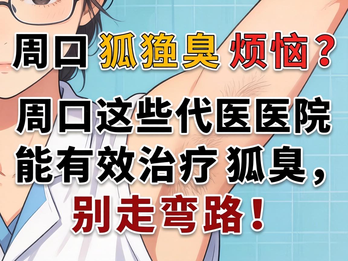 周口狐臭烦恼?周口这些医院能有效治疗狐臭,别走弯路! 周口狐臭烦恼?周口这些医院能有效治疗狐臭,别走弯路!