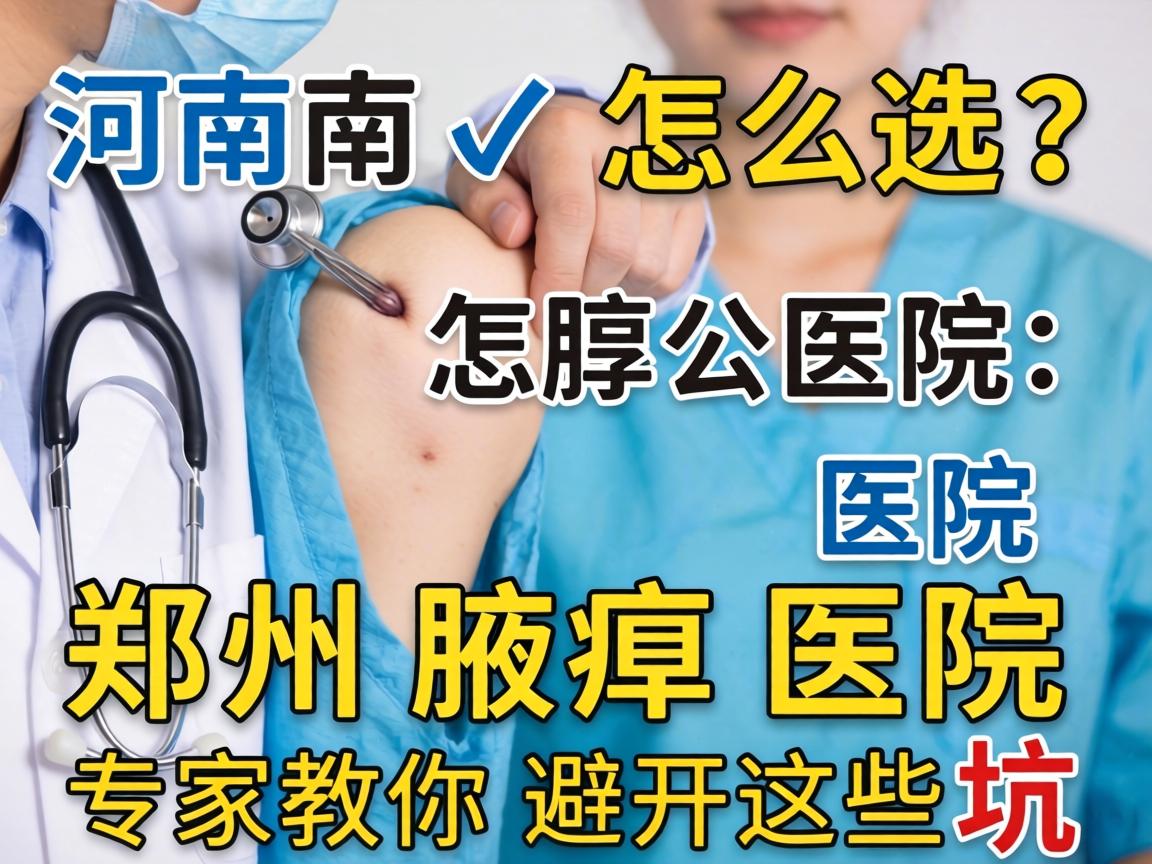 河南腋臭医院怎么选？郑州腋臭医院专家教你避开这些坑