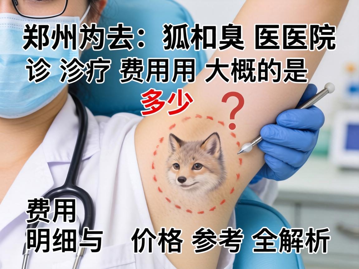 郑州去狐臭医院诊疗费用大概是多少？费用明细与价格参考全解析