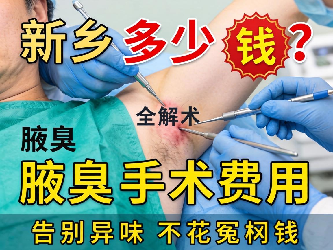 新乡腋臭手术多少钱？腋臭手术费用全解析，告别异味不花冤枉钱
