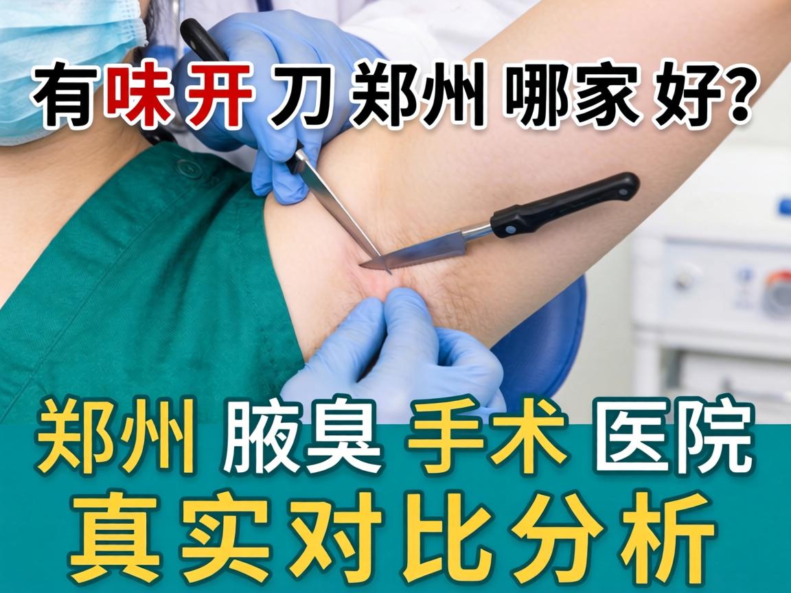腋下有味开刀郑州哪家好?郑州腋臭手术医院真实对比分析 腋下有味开刀郑州哪家好?郑州腋臭手术医院真实对比分析