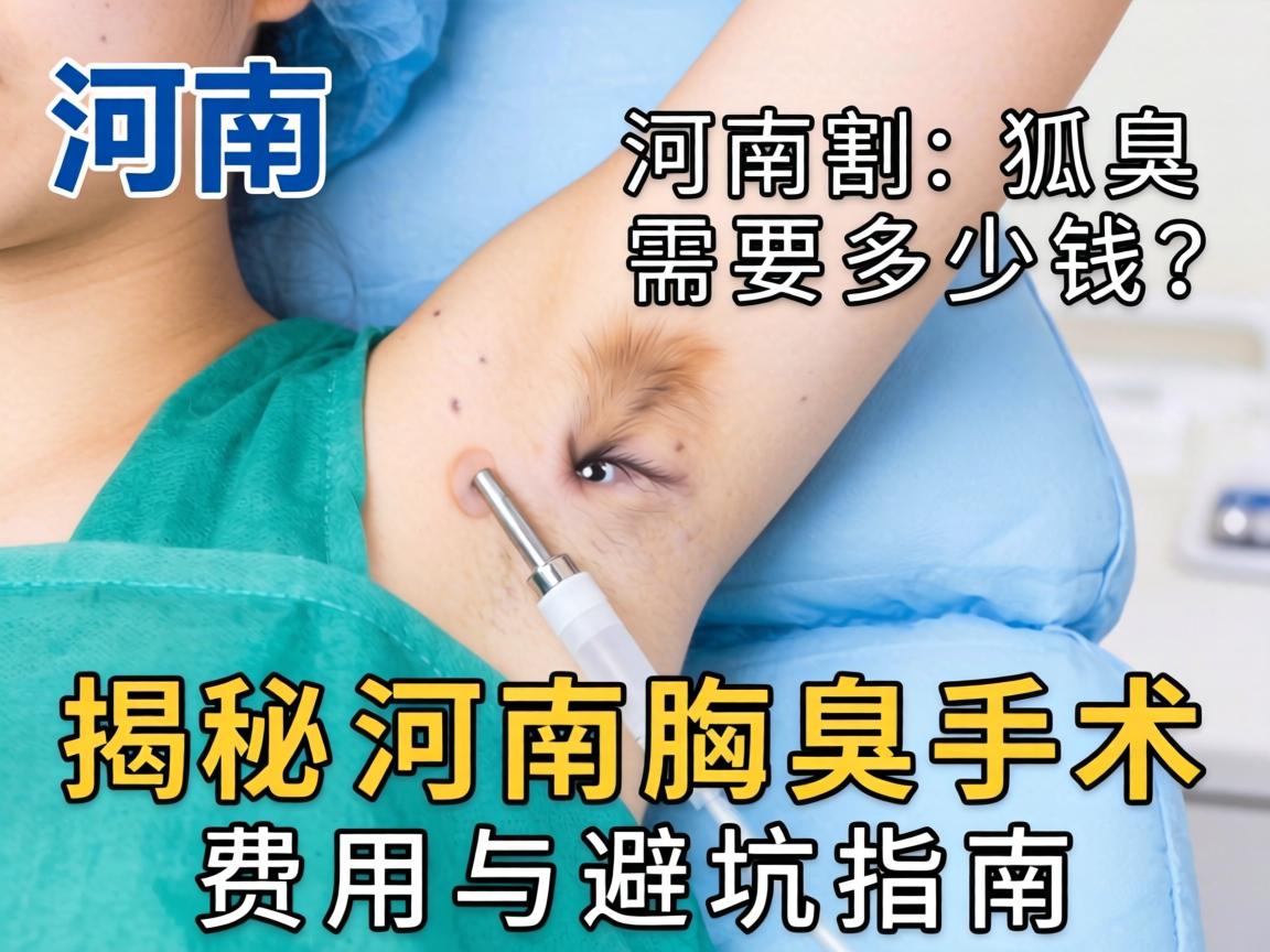 河南割狐臭需要多少钱？揭秘河南腋臭手术费用与避坑指南