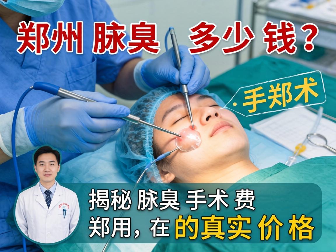 郑州腋臭手术多少钱？揭秘腋臭手术费用在郑州的真实价格