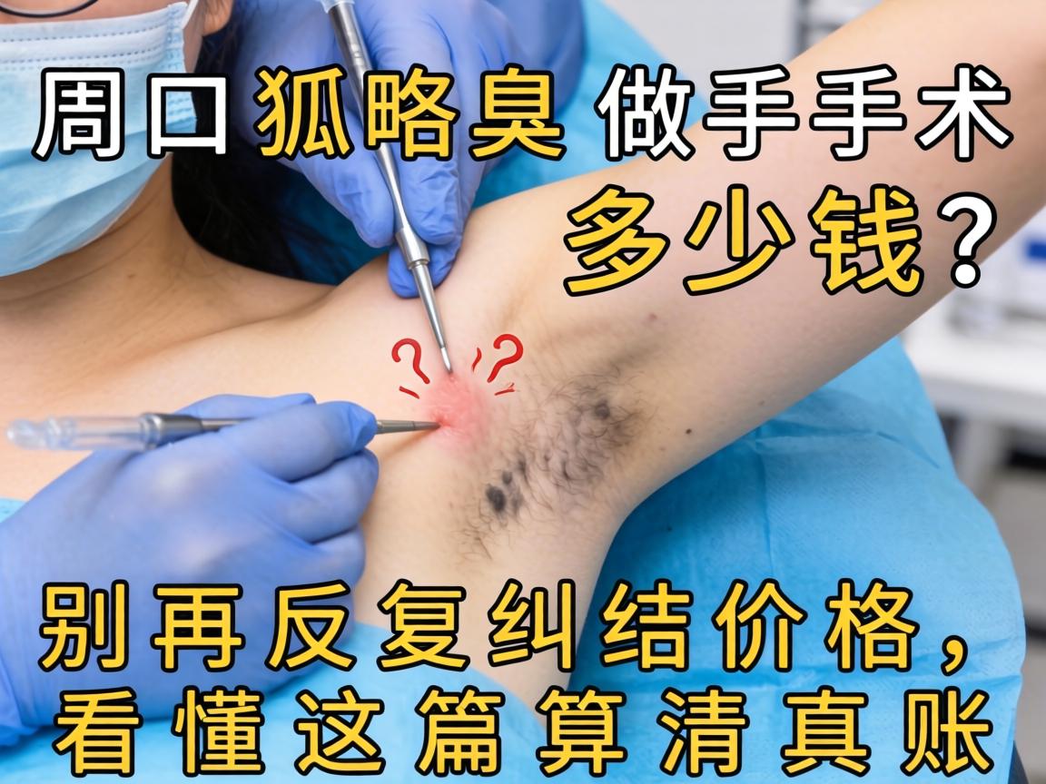 周口狐臭做手术多少钱？别再反复纠结价格，看懂这篇算清真账