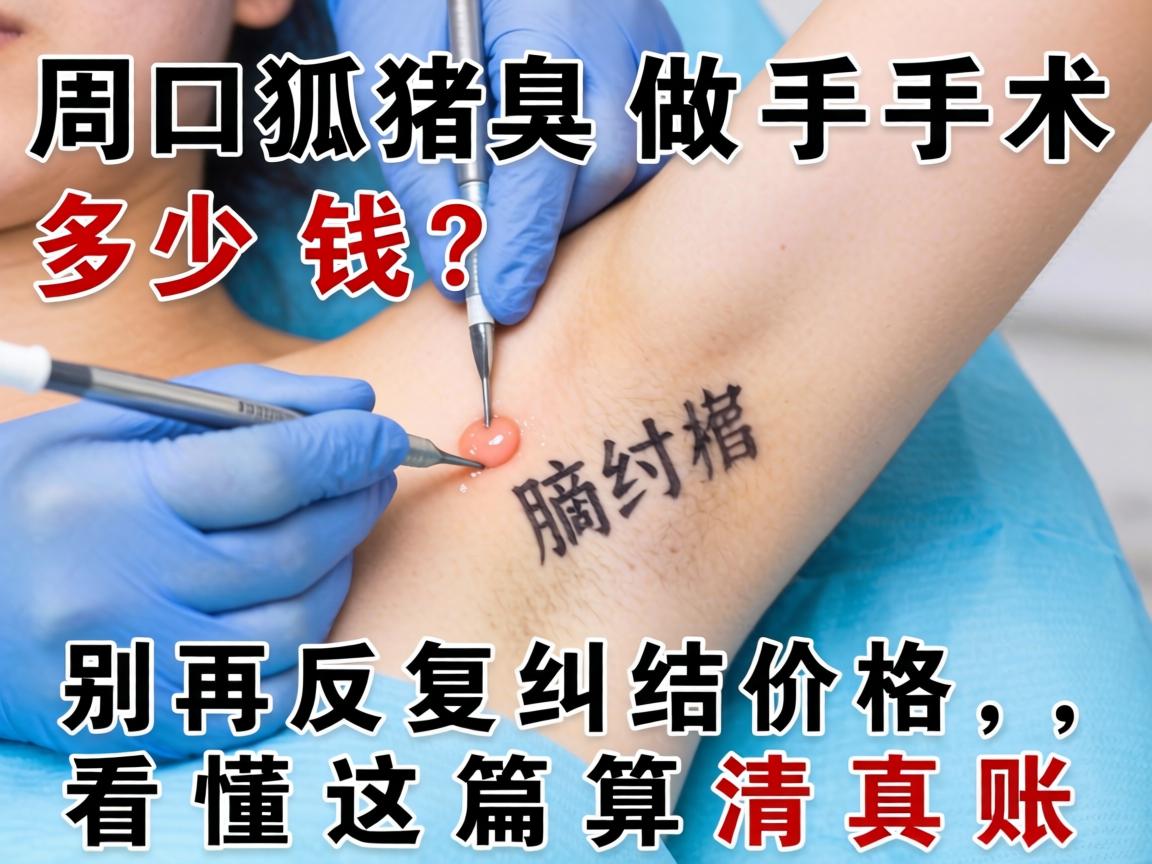 周口狐臭做手术多少钱？别再反复纠结价格，看懂这篇算清真账