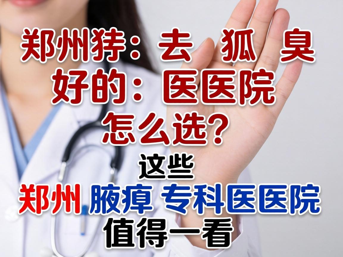 郑州去狐臭好的医院怎么选?这些郑州腋臭专科医院值得一看 郑州去狐臭好的医院怎么选?这些郑州腋臭专科医院值得一看