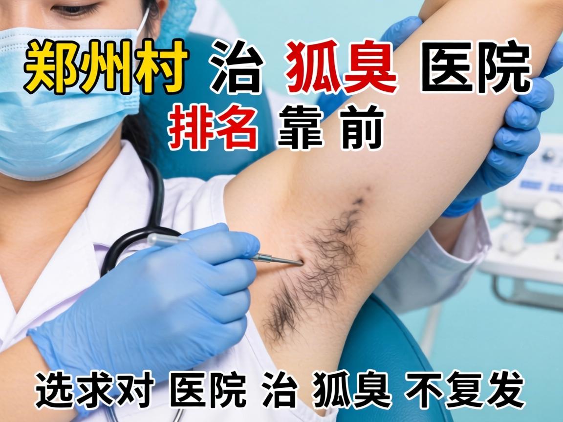郑州治狐臭医院排名靠前,选对医院治狐臭不复发 郑州治狐臭医院排名靠前,选对医院治狐臭不复发