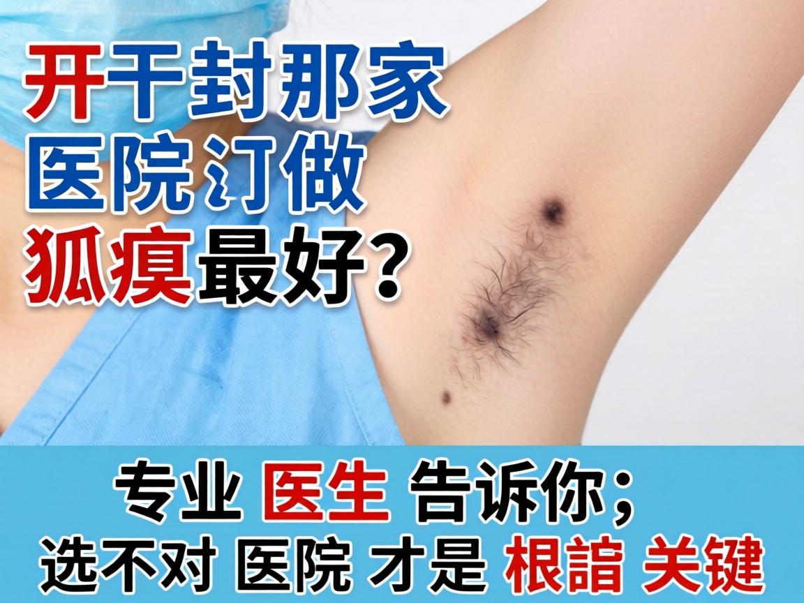 开封那家医院做狐臭最好？专业医生告诉你，选对医院才是根治关键