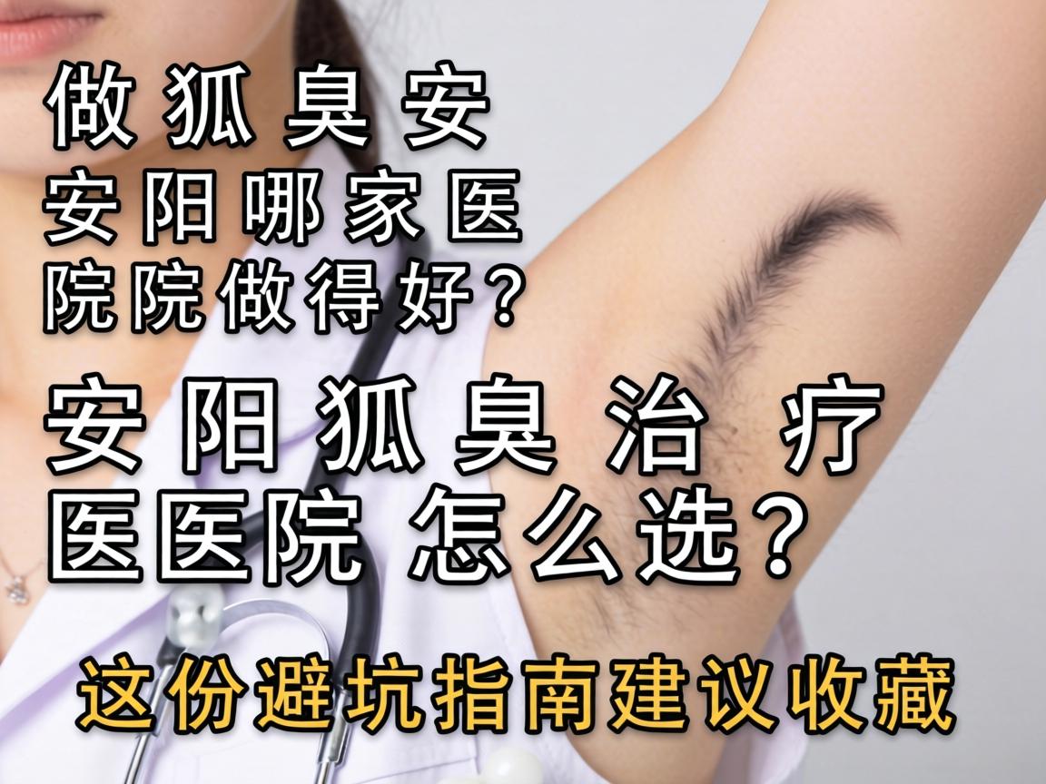做狐臭安阳哪家医院做得好?安阳狐臭治疗医院怎么选?这份避坑指南建议收藏 做狐臭安阳哪家医院做得好?安阳狐臭治疗医院怎么选?这份避坑指南建议收藏