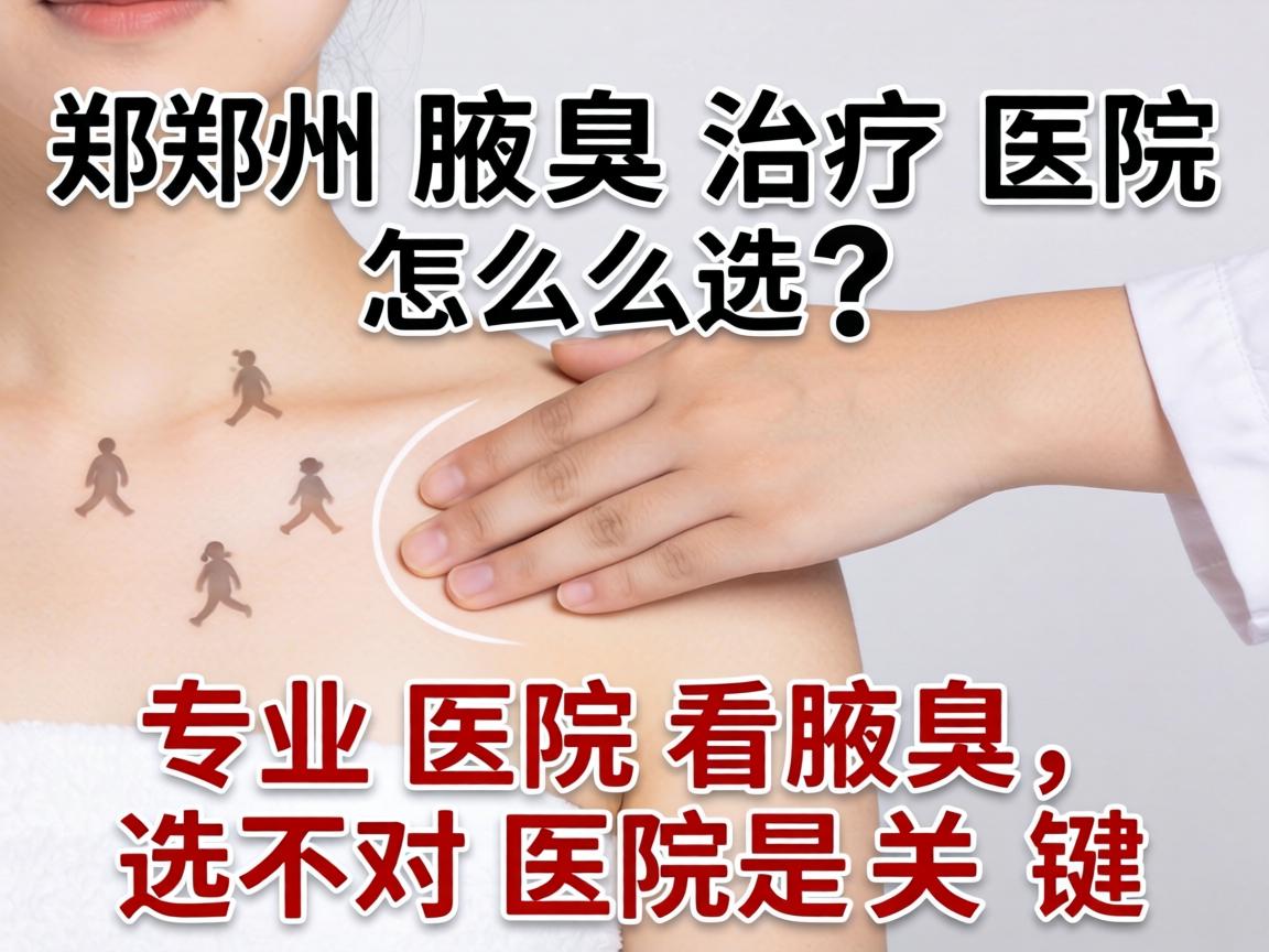 郑州腋臭治疗医院怎么选？专业医院看腋臭，选对医院是关键