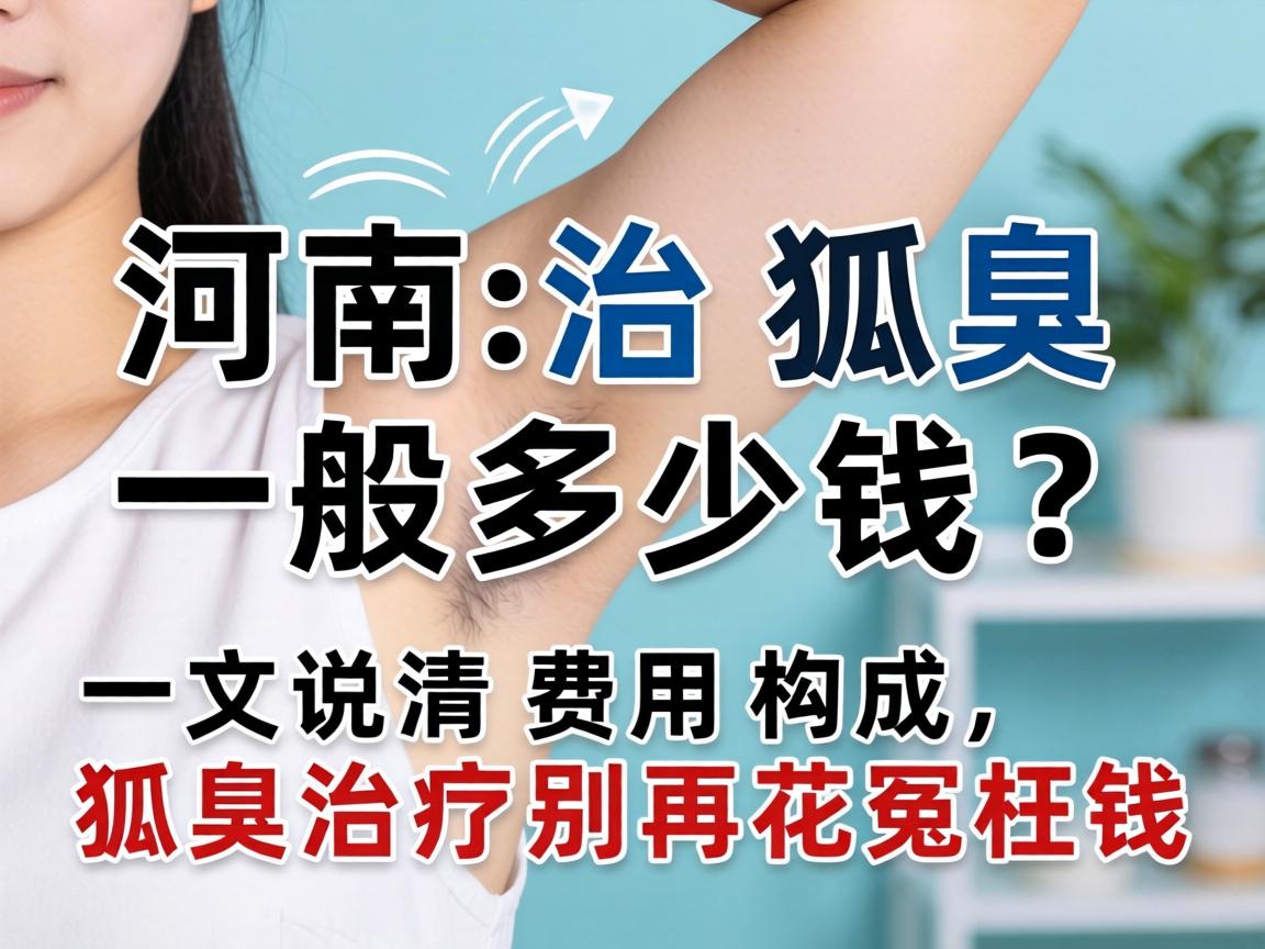 河南治狐臭一般多少钱?一文说清费用构成,狐臭治疗别再花冤枉钱 河南治狐臭一般多少钱?一文说清费用构成,狐臭治疗别再花冤枉钱