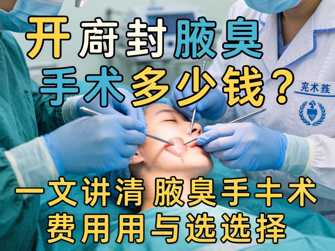开封腋臭手术多少钱?一文讲清腋臭手术费用与选择 开封腋臭手术多少钱?一文讲清腋臭手术费用与选择