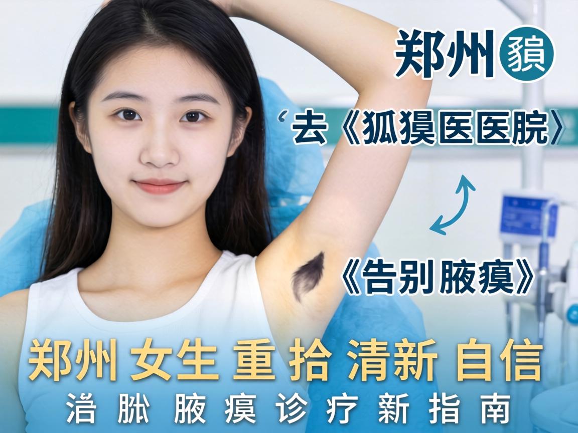 郑州女生去狐臭医院,告别腋臭,郑州女生重拾清新自信的腋臭诊疗指南 郑州女生去狐臭医院,告别腋臭,郑州女生重拾清新自信的腋臭诊疗指南