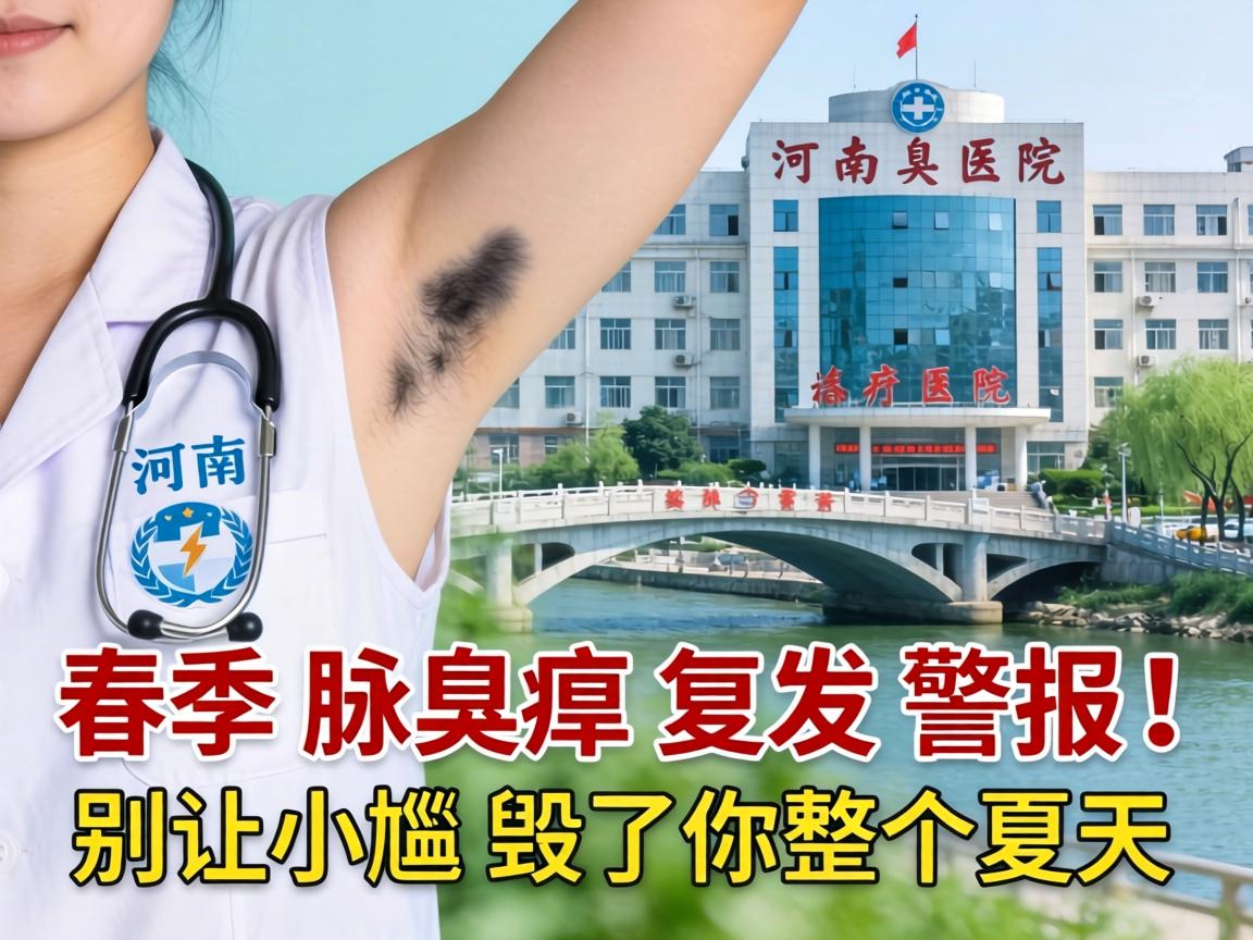 河南腋臭医院，春季腋臭复发警报！别让小尴尬毁了你整个夏天