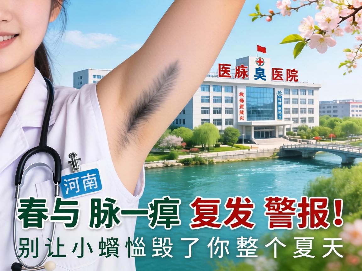 河南腋臭医院，春季腋臭复发警报！别让小尴尬毁了你整个夏天