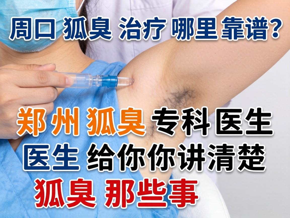 周口狐臭治疗哪里靠谱?郑州狐臭专科医生给你讲清楚狐臭那些事 周口狐臭治疗哪里靠谱?郑州狐臭专科医生给你讲清楚狐臭那些事
