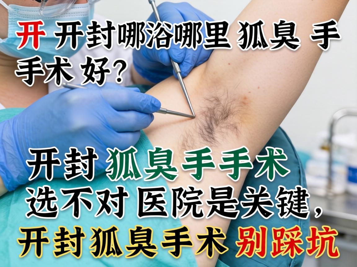 开封哪里狐臭手术好?开封狐臭手术选对医院是关键,开封狐臭手术别踩坑 开封哪里狐臭手术好?开封狐臭手术选对医院是关键,开封狐臭手术别踩坑