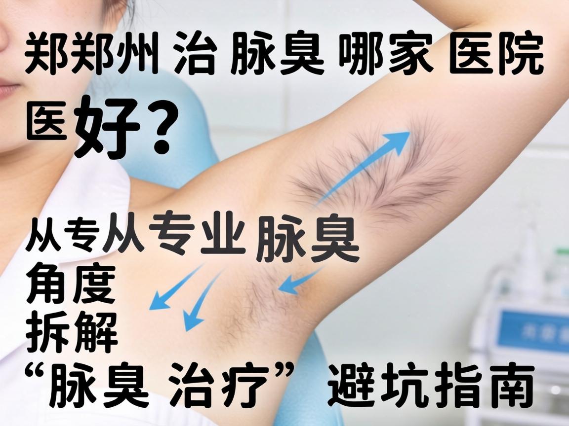 郑州治腋臭哪家医院好?从专业角度拆解腋臭治疗的避坑指南 郑州治腋臭哪家医院好?从专业角度拆解腋臭治疗的避坑指南