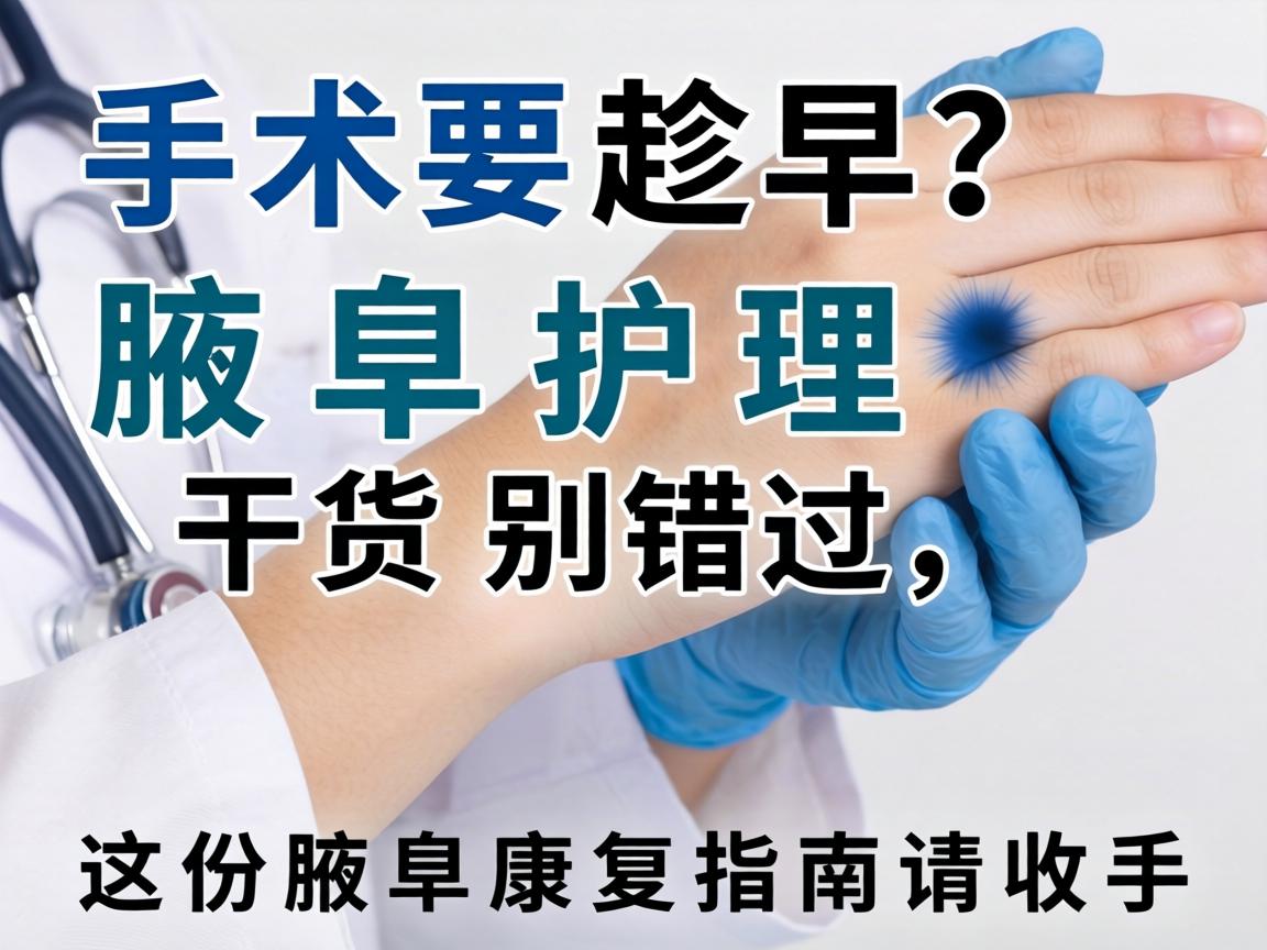 腋臭手术要趁早？腋臭护理干货别错过，这份腋臭康复指南请收好