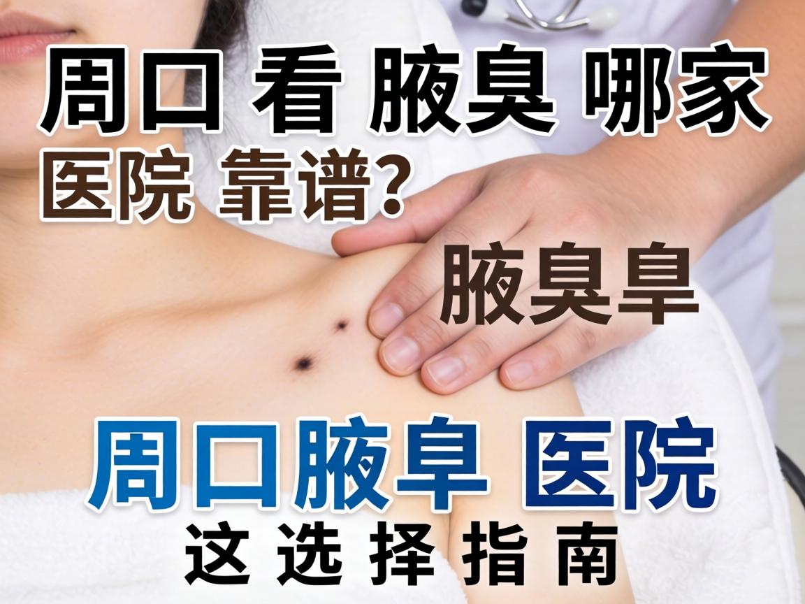 周口看腋臭，哪家医院靠谱？周口腋臭医院选择指南