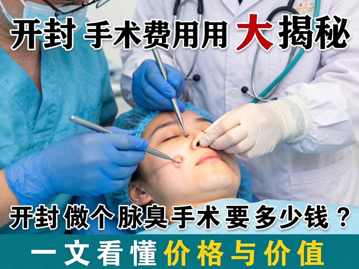 开封腋臭手术费用大揭秘，在开封做个腋臭手术要多少钱？一文看懂价格与价值