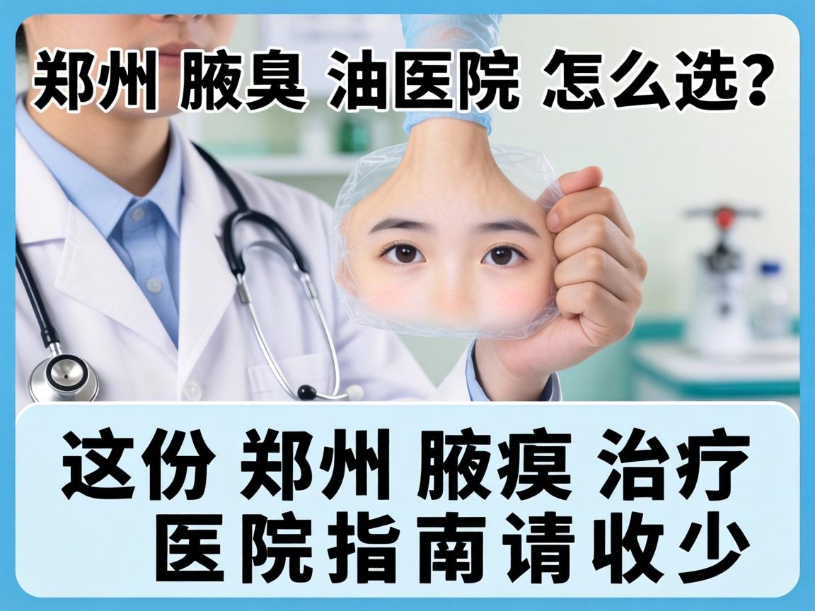 郑州腋臭医院怎么选?这份郑州腋臭治疗医院指南请收好 郑州腋臭医院怎么选?这份郑州腋臭治疗医院指南请收好