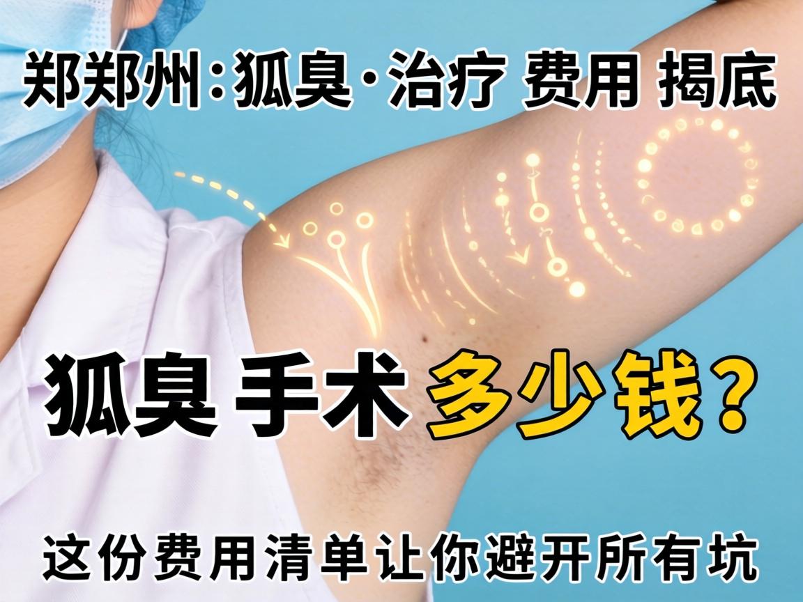郑州狐臭治疗费用揭底,狐臭手术多少钱?这份费用清单让你避开所有坑 郑州狐臭治疗费用揭底,狐臭手术多少钱?这份费用清单让你避开所有坑