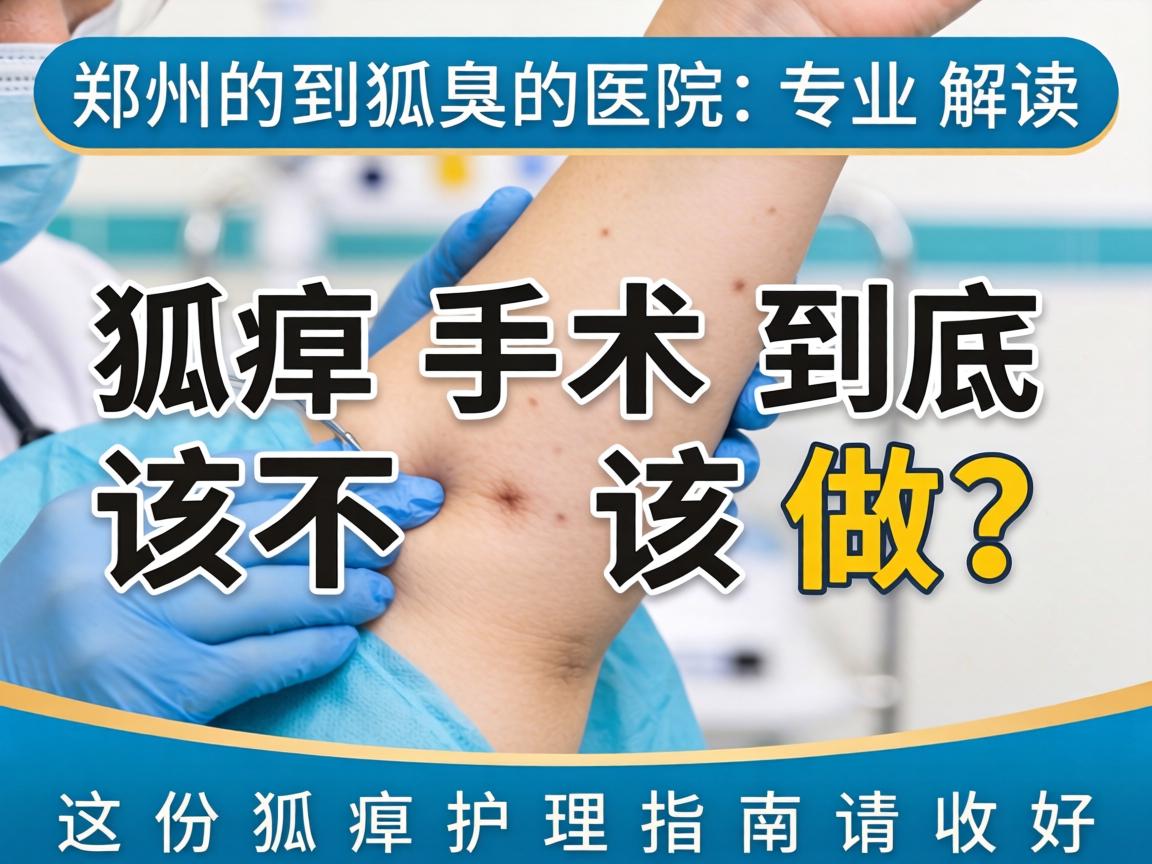 郑州狐臭医院专业解读,狐臭手术到底该不该做?这份狐臭护理指南请收好 郑州狐臭医院专业解读,狐臭手术到底该不该做?这份狐臭护理指南请收好
