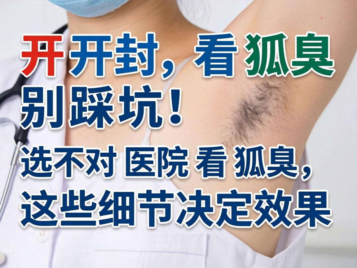 开封看狐臭别踩坑!选对医院看狐臭,这些细节决定效果 开封看狐臭别踩坑!选对医院看狐臭,这些细节决定效果