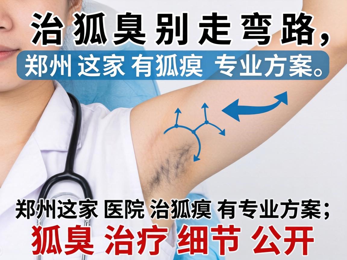 治狐臭别走弯路,郑州这家医院治狐臭有专业方案,狐臭治疗细节公开 治狐臭别走弯路,郑州这家医院治狐臭有专业方案,狐臭治疗细节公开