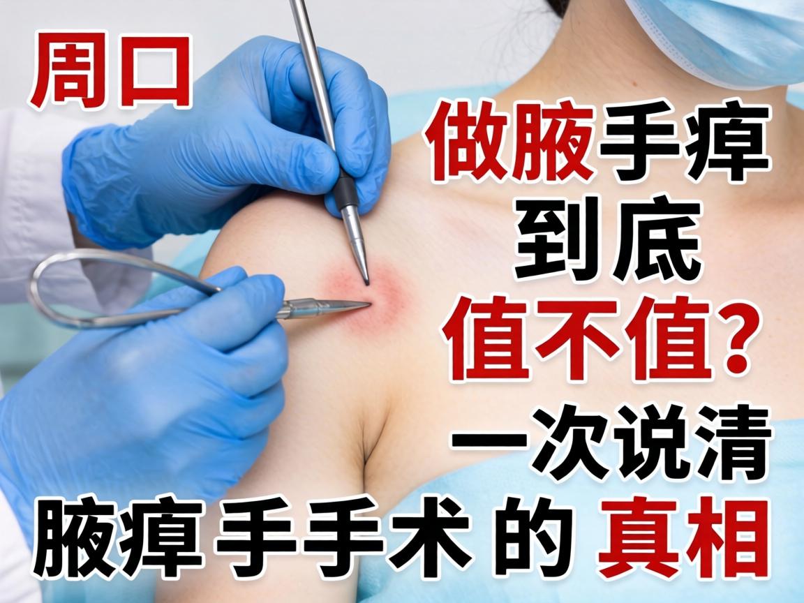 周口做腋臭手术，腋臭手术到底值不值？一次说清腋臭手术的真相