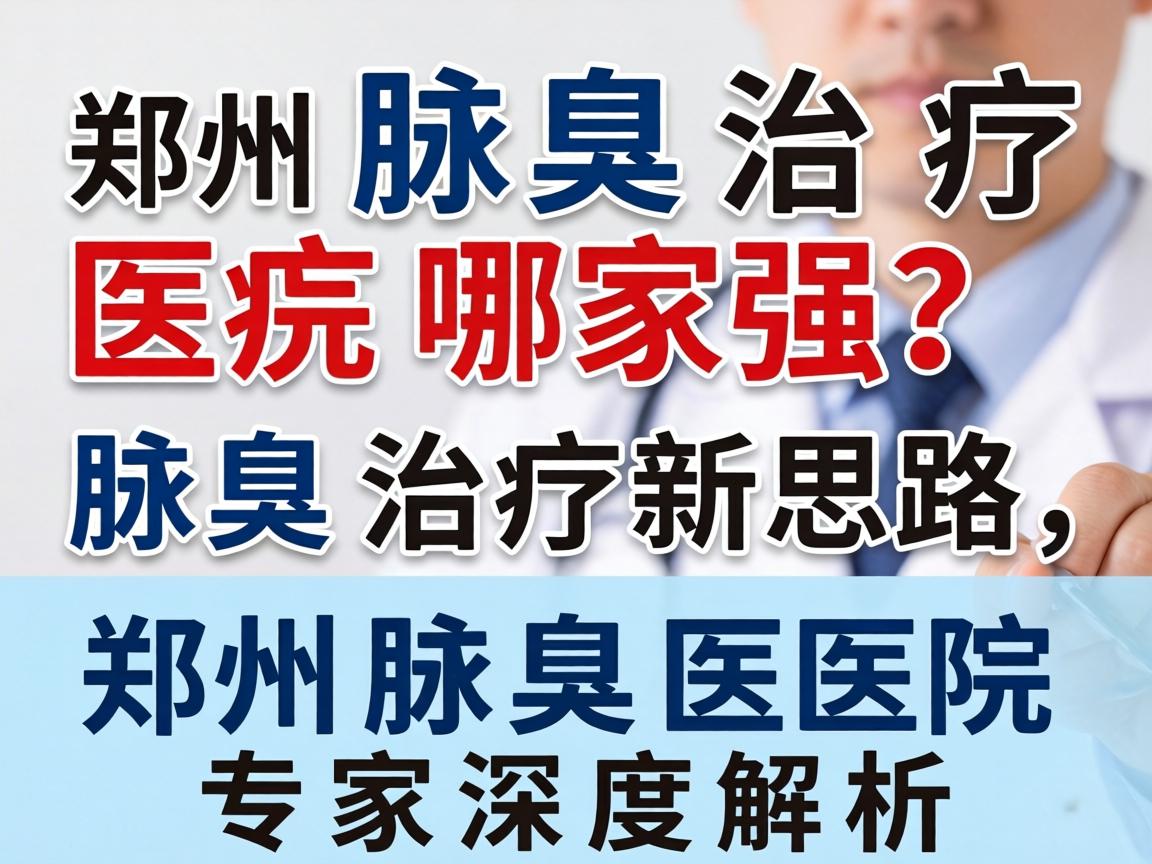 郑州腋臭治疗医院哪家强？腋臭治疗新思路，郑州腋臭医院专家深度解析