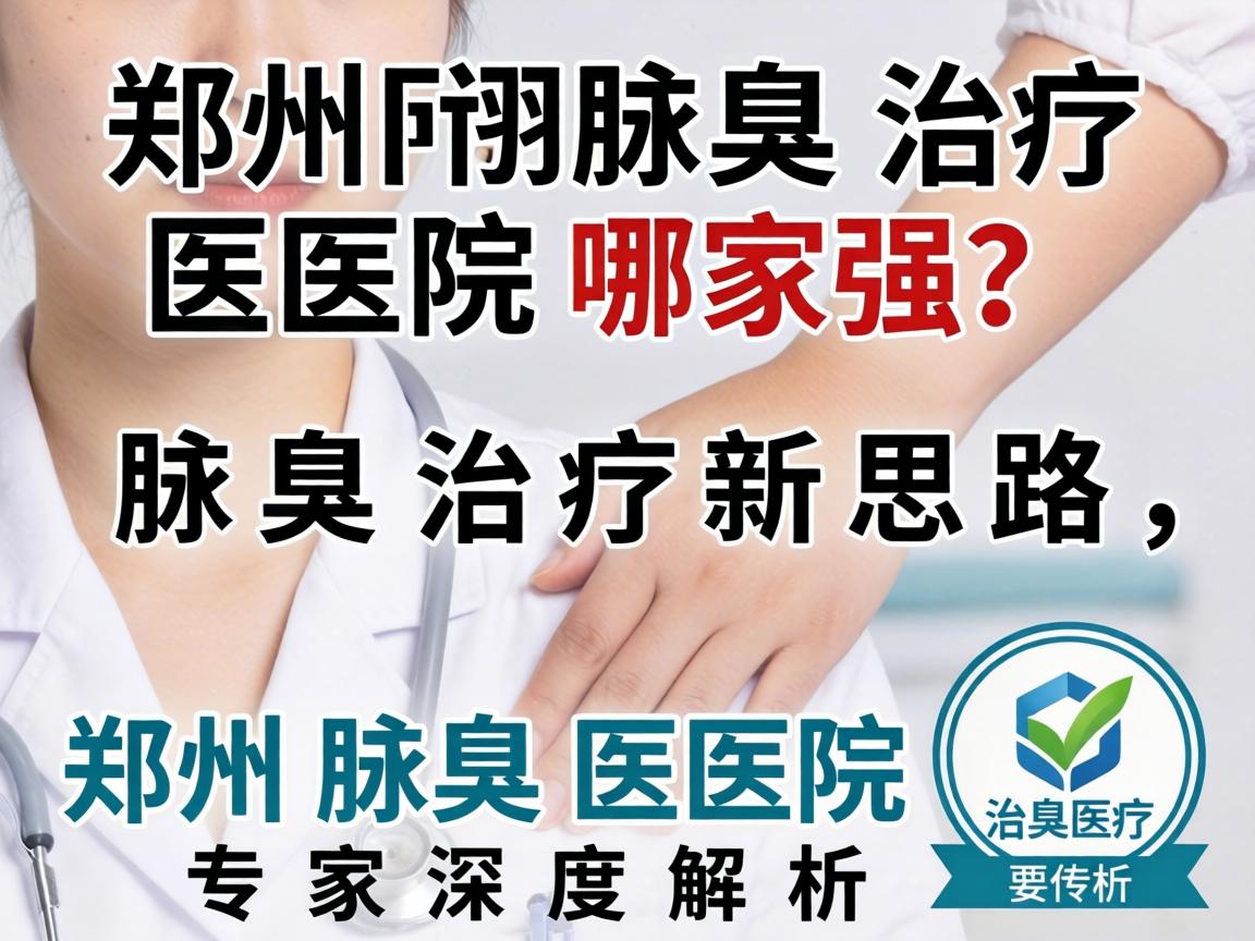 郑州腋臭治疗医院哪家强？腋臭治疗新思路，郑州腋臭医院专家深度解析