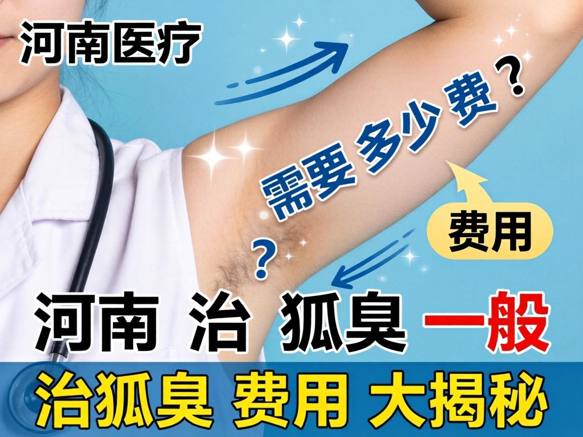 河南治狐臭一般需要多少费用？治狐臭费用大揭秘