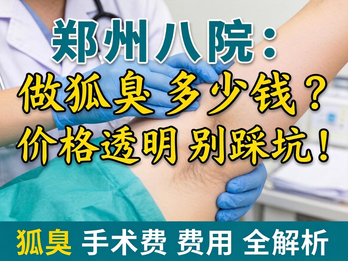 郑州八院做狐臭多少钱?价格透明别踩坑!狐臭手术费用全解析 郑州八院做狐臭多少钱?价格透明别踩坑!狐臭手术费用全解析