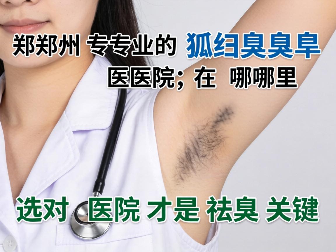 郑州专业的狐臭医院在哪里？选对医院才是祛臭关键