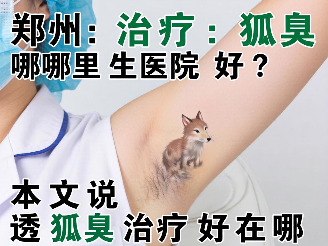 郑州治疗狐臭哪里医院好？本文说透狐臭治疗好在哪