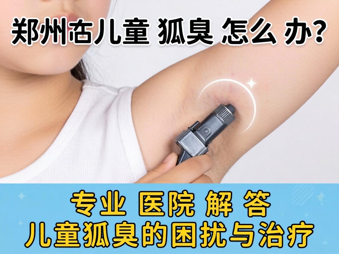 郑州儿童狐臭怎么办？专业医院解答儿童狐臭的困扰与治疗