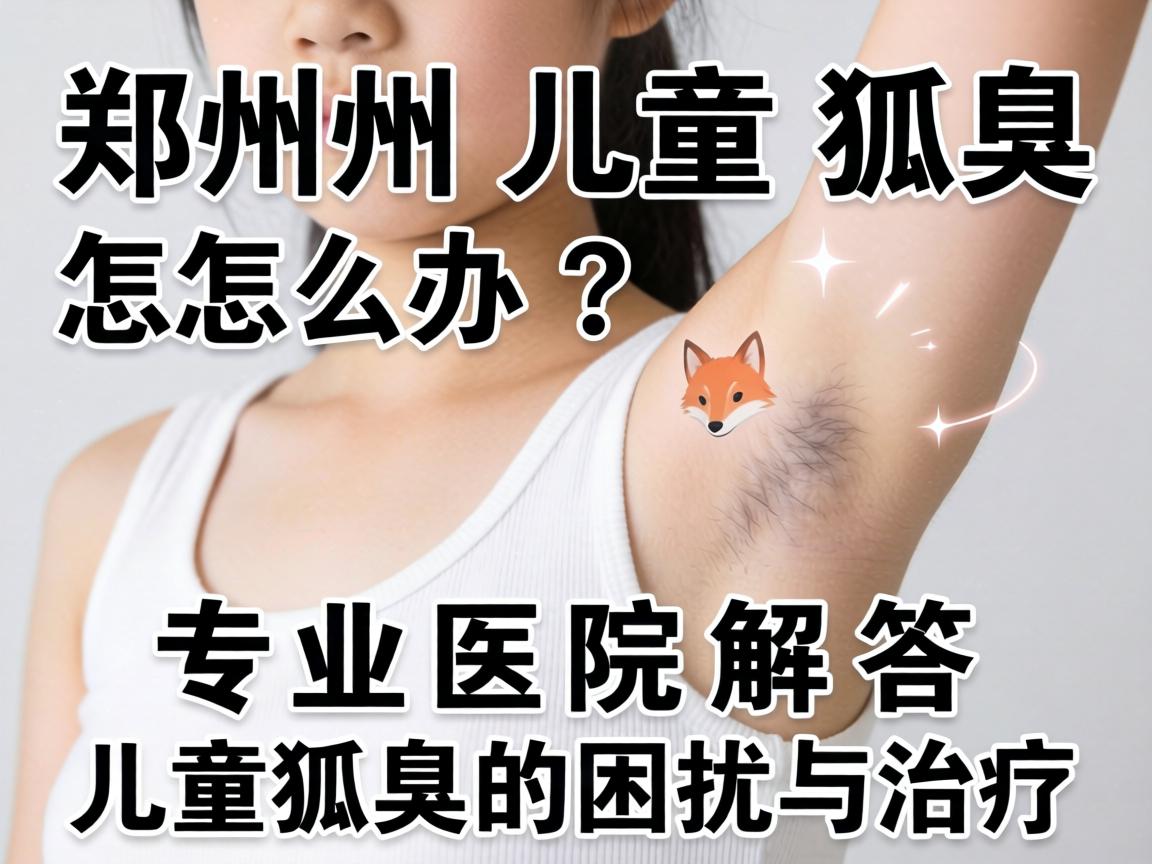 郑州儿童狐臭怎么办？专业医院解答儿童狐臭的困扰与治疗