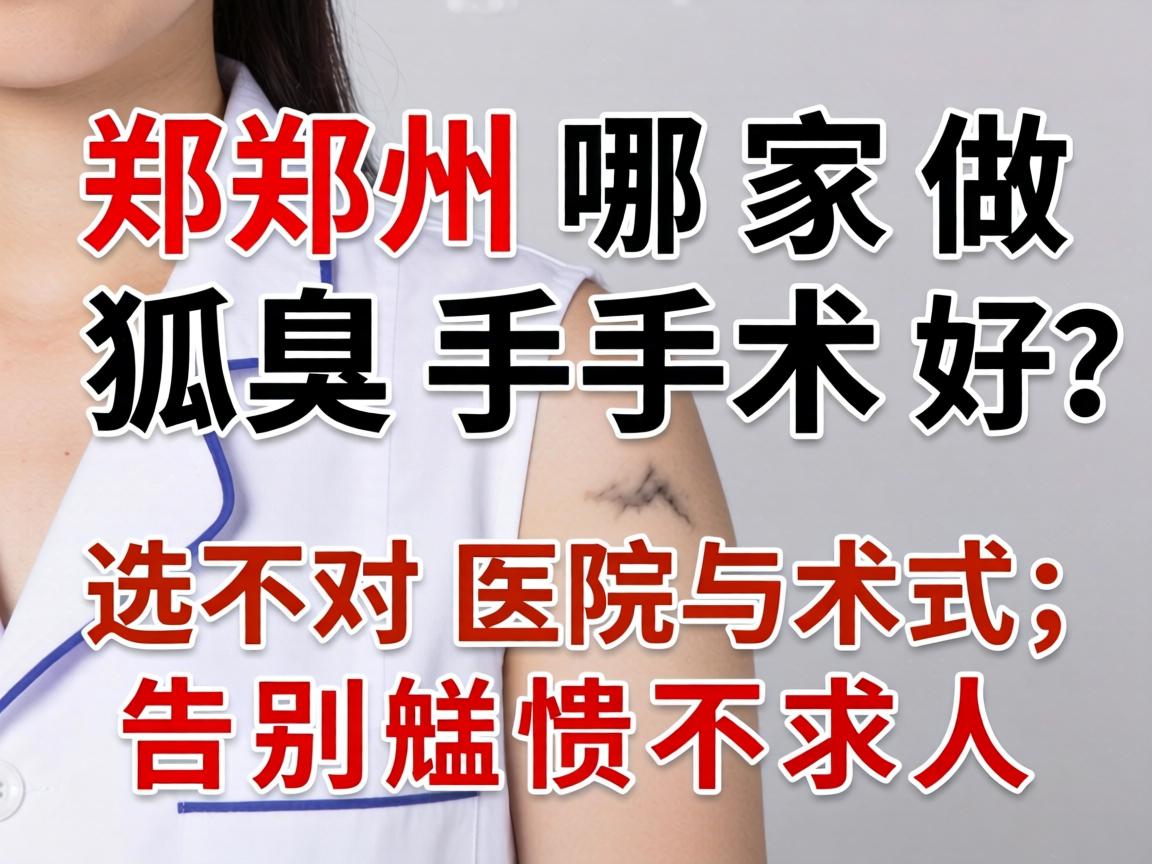 郑州哪家做狐臭手术好?选对医院与术式,告别尴尬不求人 郑州哪家做狐臭手术好?选对医院与术式,告别尴尬不求人