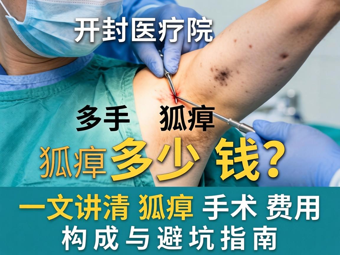 开封医院狐臭手术多少钱?一文讲清狐臭手术费用构成与避坑指南 开封医院狐臭手术多少钱?一文讲清狐臭手术费用构成与避坑指南