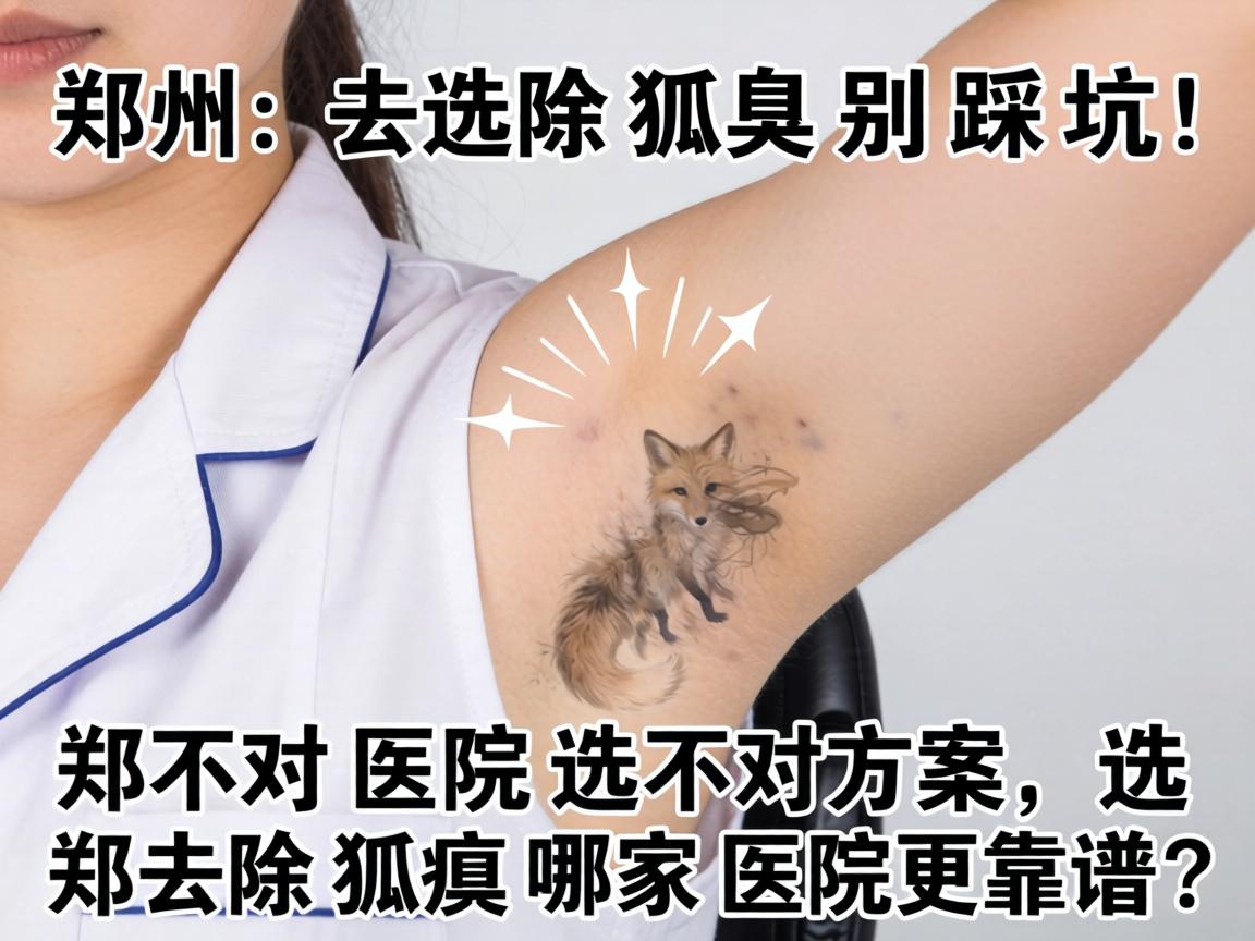 郑州去除狐臭别踩坑！选对医院选对方案，郑州去除狐臭哪家医院更靠谱？